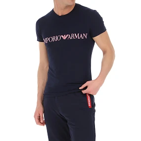 Pánské tričko 111035 1P516 00135 námořnická modrá - Emporio Armani Pánské tričko 111035 1P516 00135 námořnická modrá - Emporio Armani