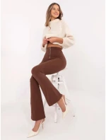 Dámské kalhoty NM SP V3696.24 Tmavě hnědá - FPrice Dámské kalhoty NM SP V3696.24 Tmavě hnědá - FPrice