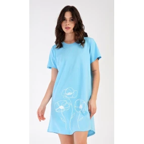 Dámská noční košile s krátkým rukávem Leontýna