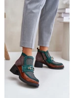 Boty na podpatku model 219253 Step in style Boty na podpatku model 219253 Step in style