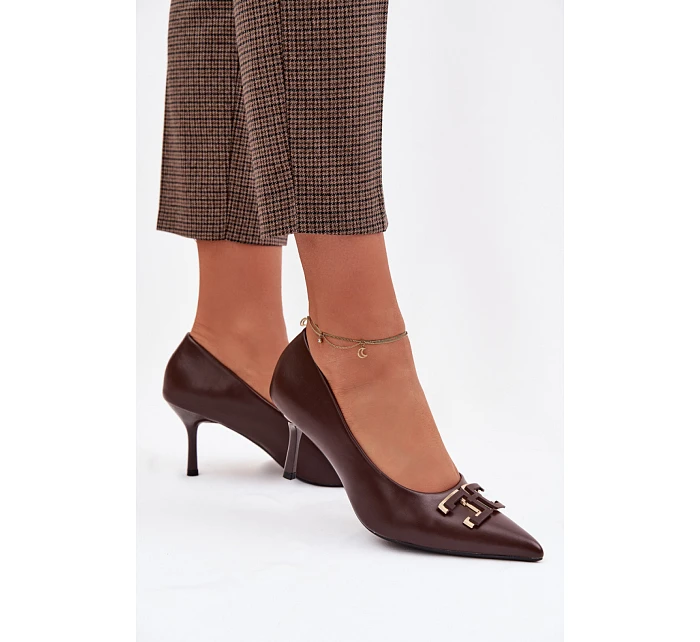 Lodičky na jehlovém podpatku model 225606 Step in style Lodičky na jehlovém podpatku model 225606 Step in style