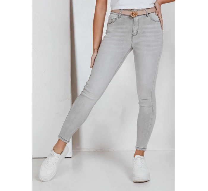 Dámské džíny push up světle šedé model 21992924 - Dstreet