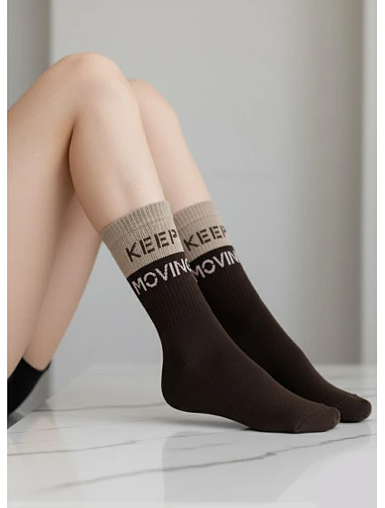 Milena ponožky 0071-008 Unique Half froté 38-41