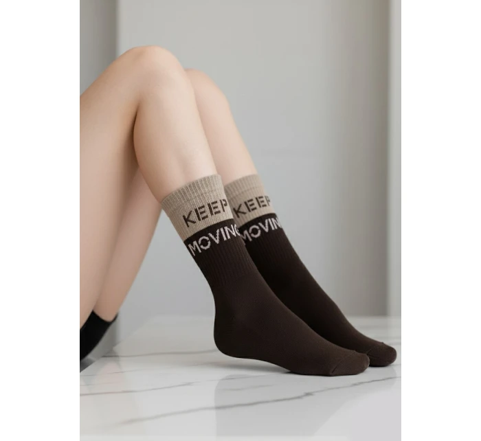 Milena ponožky 0071-008 Unique Half froté 38-41