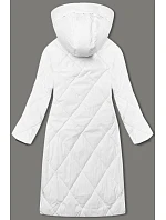 Dlouhá bílá dámská zimní bunda model 21427400 - J.STYLE Dlouhá bílá dámská zimní bunda model 21427400 - J.STYLE