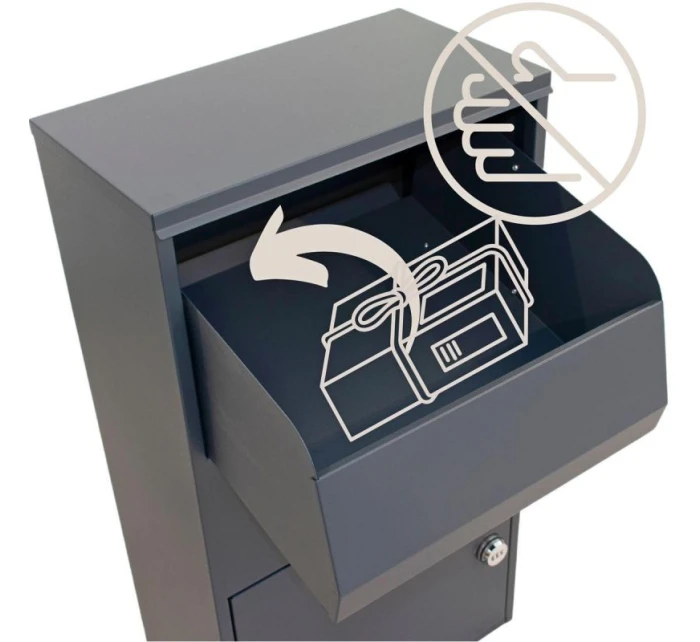 KURÝRNÍ BOX STOJÍCÍ 23X41X75CM 1068732