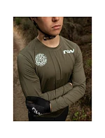 Cyklistické tričko NORTHWAVE Xtrail 2 Jersey Long Sleeve, zelené