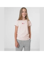 Dívčí tričko Jr HJZ22-JTSD005 56S - 4F Dívčí tričko Jr HJZ22-JTSD005 56S - 4F