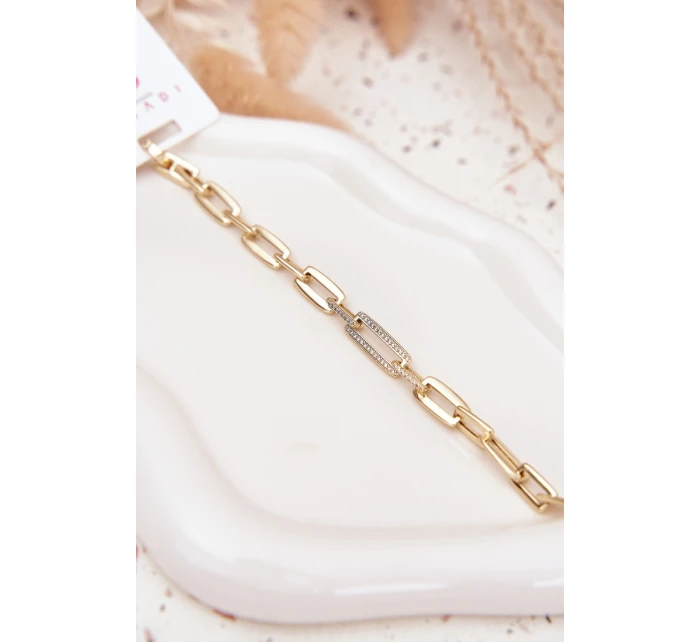 Dámský náramek model 21776915 ze chirurgické oceli zlatý - Boto Dámský náramek model 21776915 ze chirurgické oceli zlatý - Boto