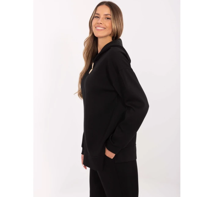 Bluza DHJ BL model 20857379 czarny - FPrice Bluza DHJ BL model 20857379 czarny - FPrice