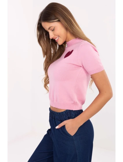 Svetr s krátkým rukávem  model 219974 Factory Price