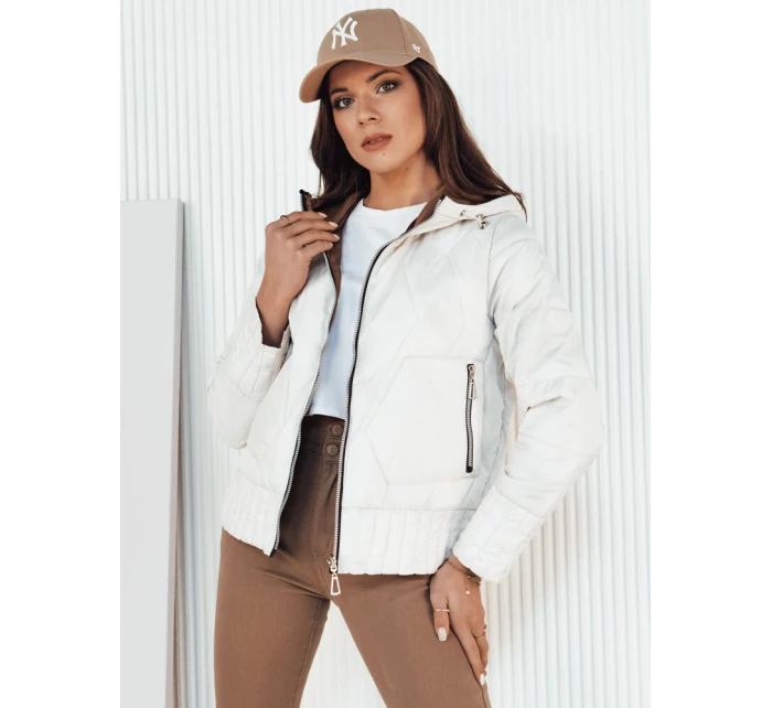 Dámská přechodová bunda FALES bílá FashionStreet TY4204 Dámská přechodová bunda FALES bílá FashionStreet TY4204