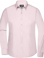 Daiber JN 677 Popelínová halenka s dlouhým rukávem 02.0677 light pink
