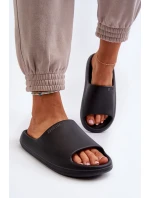 Lehké Dámské Žabky Big Star NN274A042 Černé Lehké Dámské Žabky Big Star NN274A042 Černé