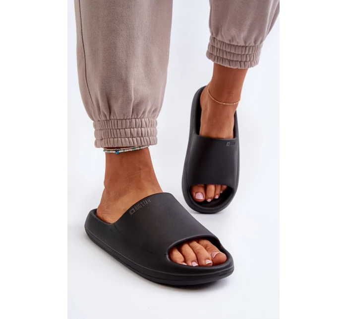 Lehké Dámské Žabky Big Star NN274A042 Černé Lehké Dámské Žabky Big Star NN274A042 Černé