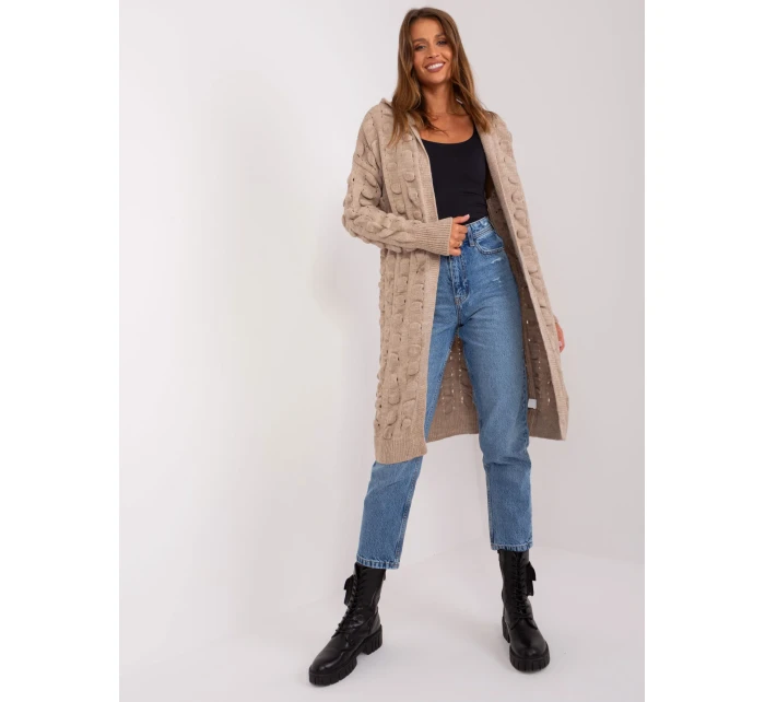 Cardigan BA SW 8026.93P tmavě lila