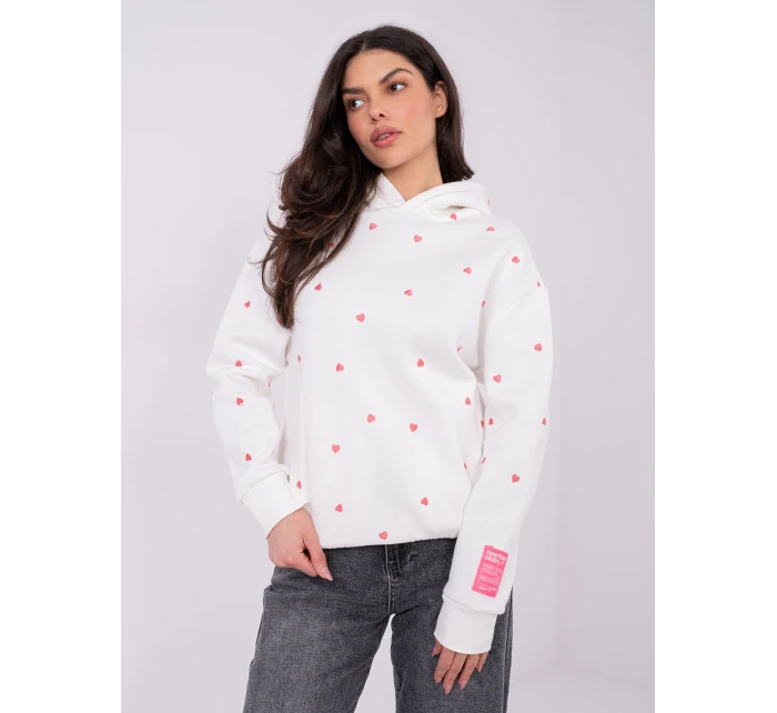 Mikina D10618BC02834A1 bílá