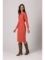 Zavinovací šaty  červené model 18914852 - BeWear