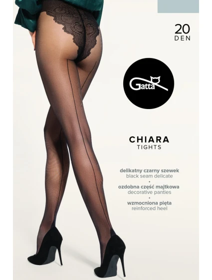 Matné dámské punčochové kalhoty CHIARA - Lycra, 20 DEN.