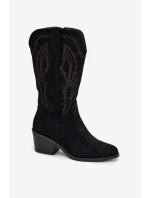 Kozačky na podpatku  model 218488 Step in style