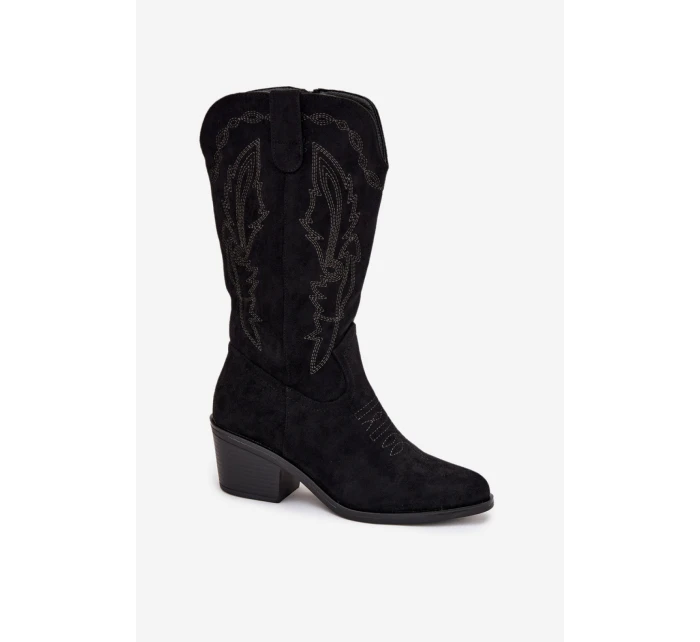 Kozačky na podpatku  model 218488 Step in style