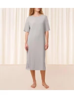 Dámská noční košile Timeless Sensuality NDK SSL - GRAY - šedá 7816 - TRIUMPH Dámská noční košile Timeless Sensuality NDK SSL - GRAY - šedá 7816 - TRIUMPH