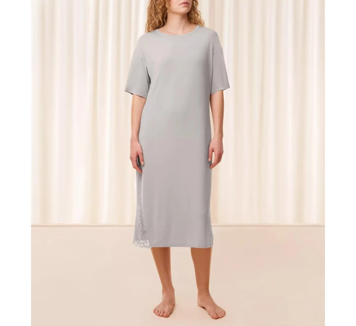 Dámská noční košile Timeless Sensuality NDK SSL - GRAY - šedá 7816 - TRIUMPH Dámská noční košile Timeless Sensuality NDK SSL - GRAY - šedá 7816 - TRIUMPH