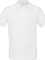 B&C Inspire Polo /men_° Pánské piqué polo z bio bavlny 01.0430 white