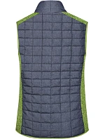 Daiber JN 739 Dámská pletená hybridní vesta 02.0739 kiwi melange/anthracite melange Daiber JN 739 Dámská pletená hybridní vesta 02.0739 kiwi melange/anthracite melange