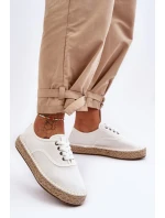 Šněrovací Espadryly Big Star LL274833 Bílé