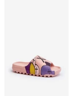 Gumové žabky s potiskem Růžové Monsters Gumové žabky s potiskem Růžové Monsters