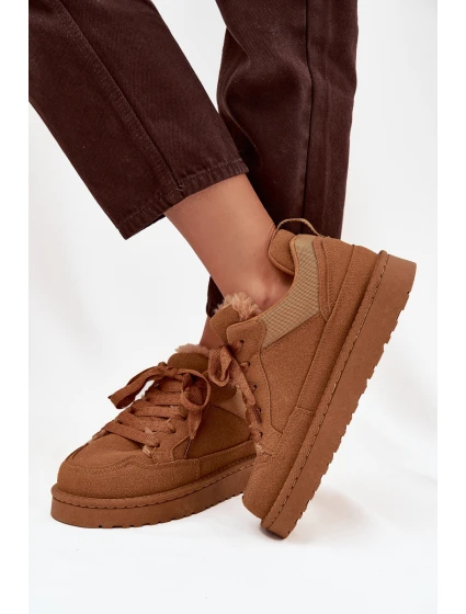 Dámské tenisky s podšívkou Camel model 21718502 - Boto Dámské tenisky s podšívkou Camel model 21718502 - Boto