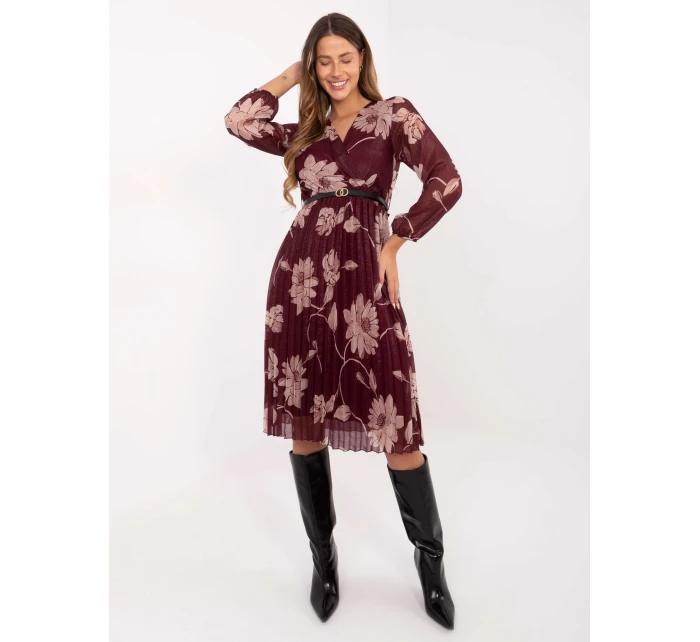 Šaty IT SK 10536.18P bordó