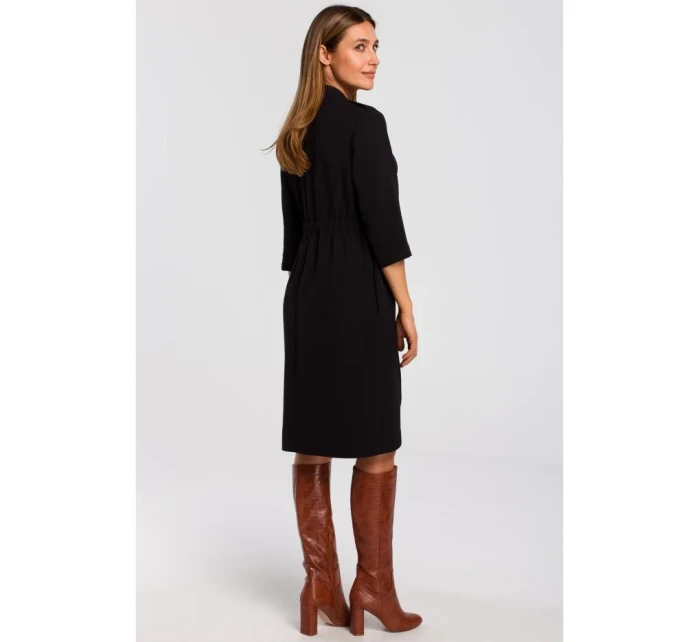 S189 Blejzrové šaty - černé