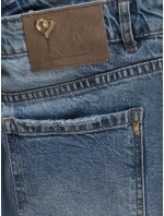 Dámské džínové kalhoty s páskem model 21996330 - Dstreet Dámské džínové kalhoty s páskem model 21996330 - Dstreet