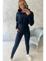 Sada s širokými žebry tmavě modrá