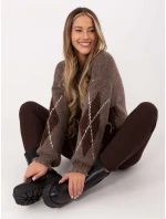 Leginsy model 21782506 ciemny brązowy - FPrice