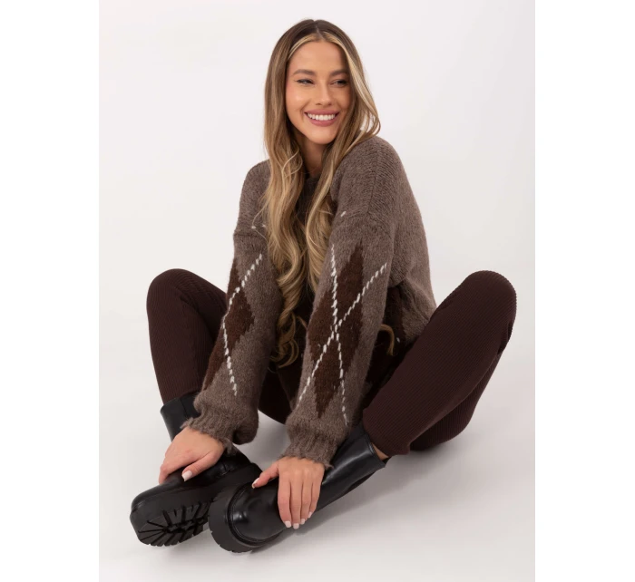 Leginsy model 21782506 ciemny brązowy - FPrice