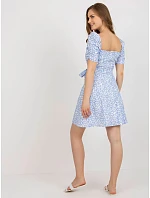 Dámské šaty LK SK model 22293655 bílomodré - FPrice Dámské šaty LK SK model 22293655 bílomodré - FPrice