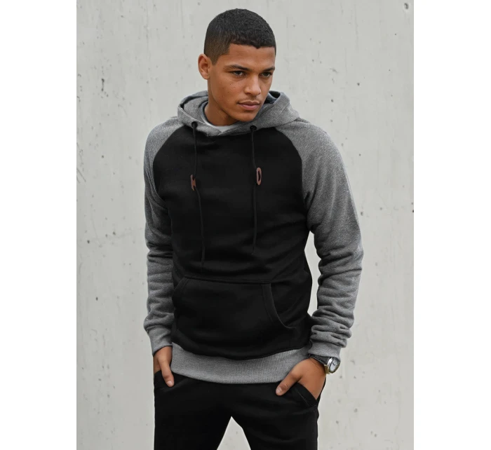 Pánská černá mikina model 21966958 - Dstreet