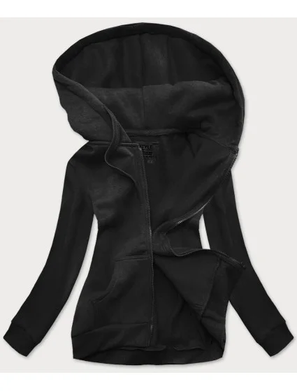 Černá dámská sportovní mikina (W03-3) Černá dámská sportovní mikina (W03-3)