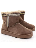 Dámské sněhule semišové hnědé Potocki model 21906182