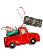 ZÁVĚSNÁ DEKORACE AUTO ČERVENÁ