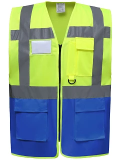 HVW 801 HiVis multifunkční vesta hi vis blue model 22502404 - Yoko