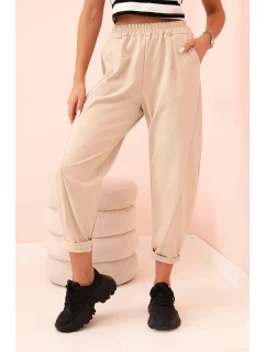 Kalhoty s kapsami Summer Punto béžové