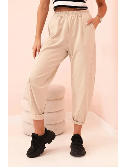 Kalhoty s kapsami Summer Punto béžové