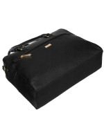 Dámské kabelky [DH] PU PTN bag CP205468 Black black