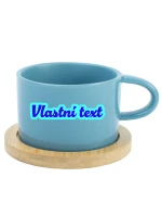 Personalizovaný keramický hrníček Makronka s obrysem 