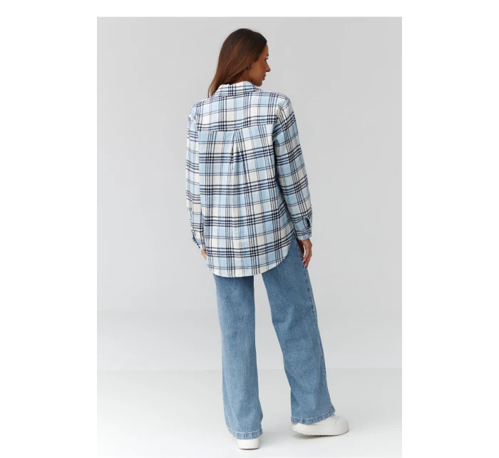 Košile s dlouhým rukávem  model 224089 Makadamia