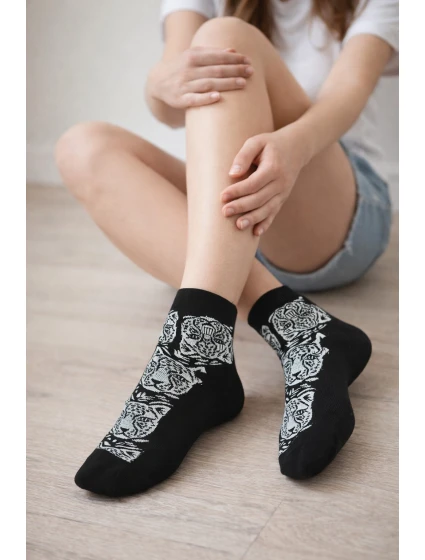 Ponožky Noviti SB025 Tiger Lurex 35-42